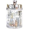 Super Organizador Elegante Porta Maquiagem Grande Giratorio 360 Guarda Cosmético Perfume Creme Corpo - 5