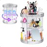 Super Organizador Elegante Porta Maquiagem Grande Giratorio 360 Guarda Cosmético Perfume Creme Corpo - 6