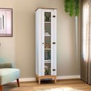 Ver imagem 3 de Cristaleira Movelbento Colonial, 1 Porta, Mdp e Mdf Mb1017