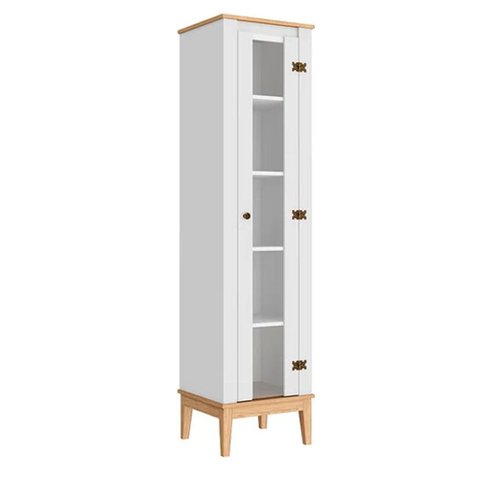 Cristaleira Movelbento Colonial, 1 Porta, Mdp e Mdf Mb1017
