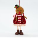 Ver imagem 2 de Decoração para Árvore de Natal Pendente 3 Biscoito 17 Cm