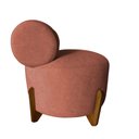 Ver imagem 3 de Poltrona Decorativa Mônaco Bouclé Terracota