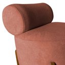 Ver imagem 5 de Poltrona Decorativa Mônaco Bouclé Terracota
