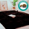 Tapete para Sala Quarto Peludo Retangular 150x100cm Preto Divina - 2