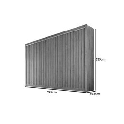 Guarda Roupa 3 Portas York 100% Mdf Peroba - Móveis Europa - 3