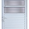 Porta De Alumínio Basculante 2,10 X 0,80 Direita Linha All Modular Cor Branco - 2