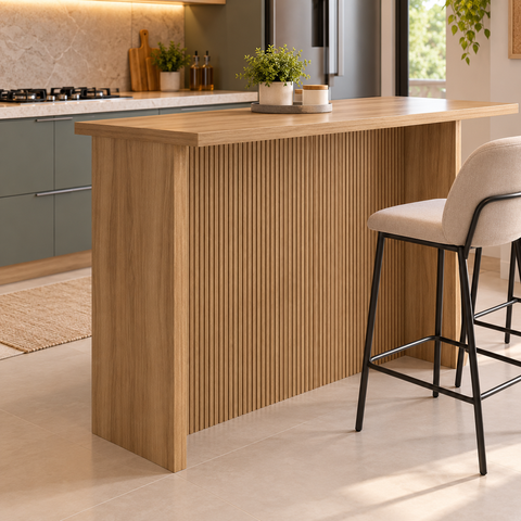 Painel Ilha Ripado Nesher 120cm 100 Mdf