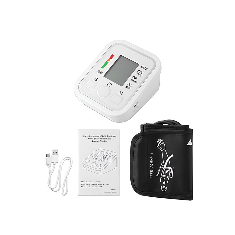 Aparelho de Pressão Arterial Digital Monitor Inteligente:branco