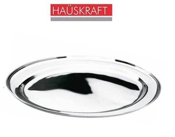 Travessa Oval Rasa de Inox 40X27CM - 1