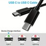 Cabo Carregador Duas Pontas Tipo C Compativel com Iphone 15/compativel com Macbook Cabo Usb-c - 4