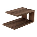 Ver imagem 2 de Mesa de Cabeceira Oslo Nogal Cama Quarto Sala 23x15cm