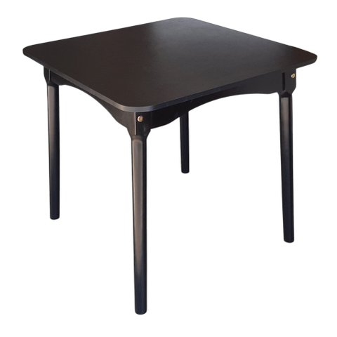 Mesa de Jantar Colonial Brisa Mesa 80x80 Cm Preta Compacta Linda! ( Quadrada )