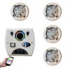 Kit 4 Leds Eco 9w Rgb Sodramar com Comando Wifi - 1