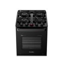 Ver imagem 4 de Fogão Esmaltec 4 Bocas Ideal Master Glass Mesa de Vidro Forno 50 Litros Preto T4vfp Bivolt