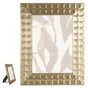 Ver imagem 1 de Porta Retrato MDF Foto 13x18cm Dourado Flor Arte