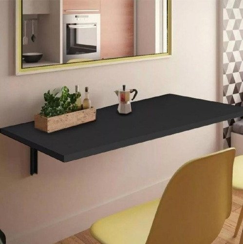 Mesa Preta P/cozinha estudos moderna cm maior durabilidade. - 4
