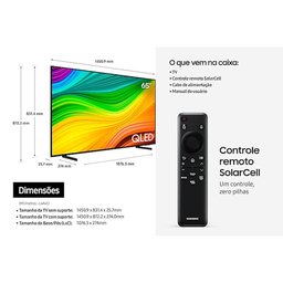 Smart Tv Samsung Qled 65 Polegadas 4k com Gaming Hub, Qn65q60dagxzd - 3