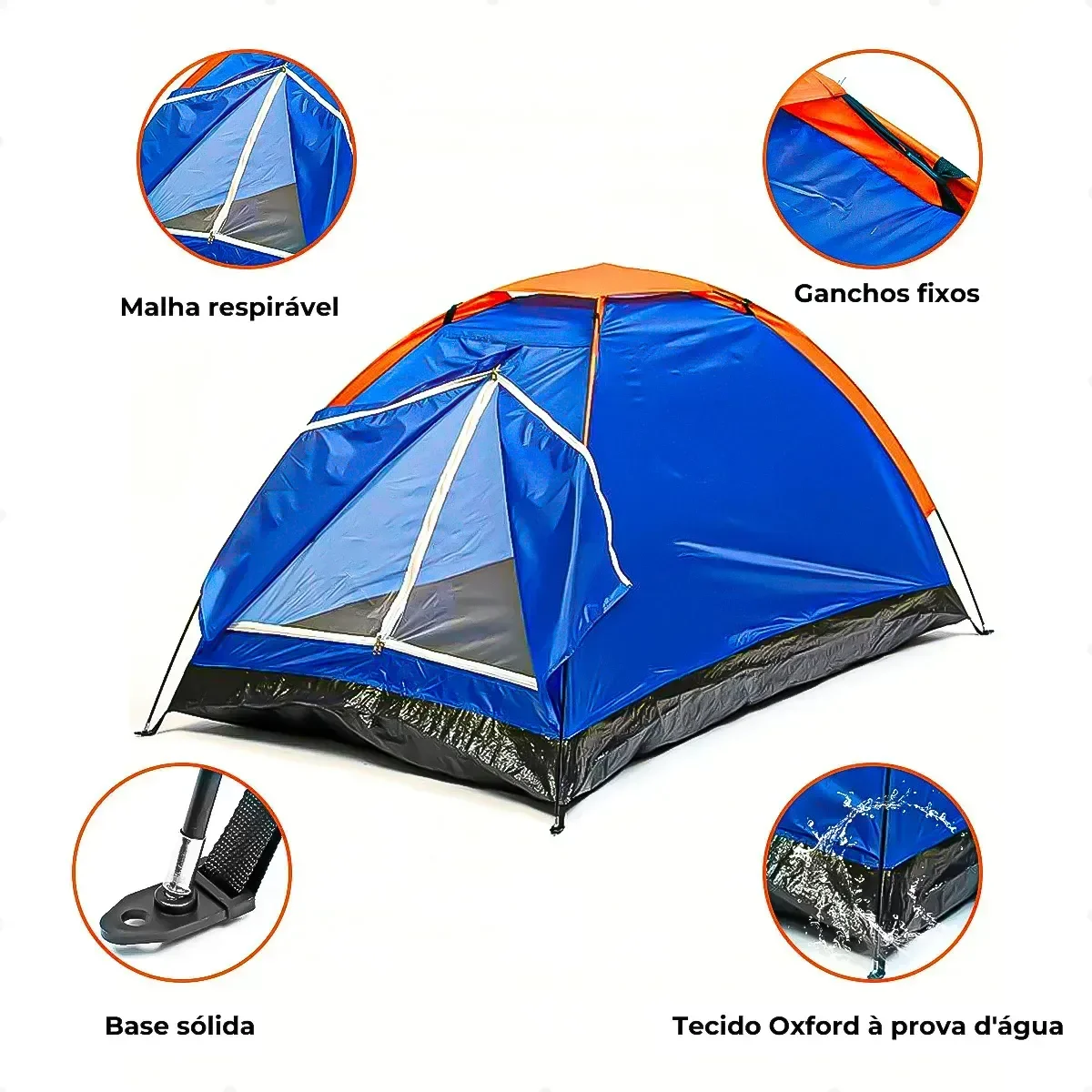 Barraca de Acampamento Panda 2 Pessoas - 10