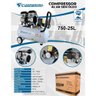 Compressor de Ar Odontológico 25l 120psi Silencioso sem Óleo - 3