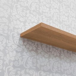 Prateleira Porta Quadros 100 x 10cm Freijó Suporte Invisível - 5