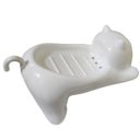 Ver imagem 6 de Porta Sabonete Saboneteira Gato Gatinho Banheiro Lavabo Bancada Pia Box Decoraçao Enfeite Divertido 