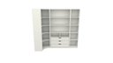 Ver imagem 3 de Kit Armário Closet Modulado M26 (colmeia,loja, Expositor)