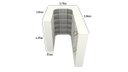 Ver imagem 7 de Kit Armário Closet Modulado M30 (colmeia,loja, Expositor)