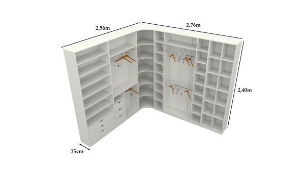 Kit Closet Modulado M94 Quarto