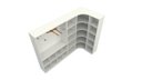 Ver imagem 4 de Kit Closet Modulado Armário Colmeia Cabideiro Canto M19