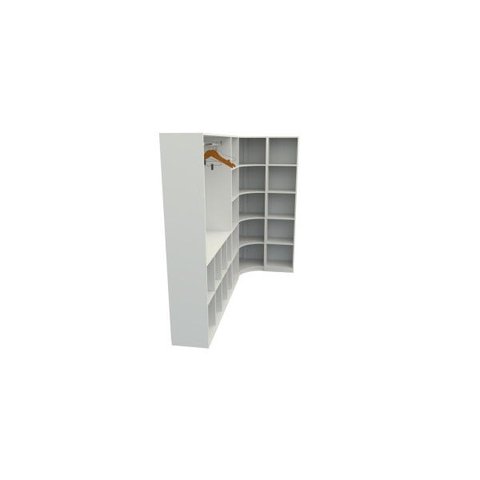 Kit Closet Modulado Armário Colmeia Cabideiro Canto M19