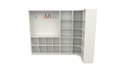 Ver imagem 3 de Kit Closet Modulado Armário Colmeia Cabideiro Canto M19