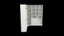Ver imagem 2 de Kit Closet Modulado Armário Colmeia Cabideiro Canto M17