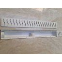 Ver imagem 2 de Ralo Linear 6x50 modelo Grelha Plastico com Coletor Branco - Ficone Reis