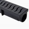 Ralo Linear 6x50 modelo Grelha Plastico com Coletor Preto - Ficone Reis - 1