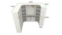 Ver imagem 1 de Kit Armário Closet Modulado M24 100% Mdf (lojas Expositor)