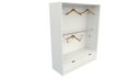 Ver imagem 3 de Armário Cabideiro Marina M13 100% Mdf Closet Loja Roupeiro
