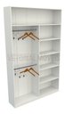 Ver imagem 1 de Armário Prateleira Cabideiro Duplo M7 100% Mdf Closet Lojas