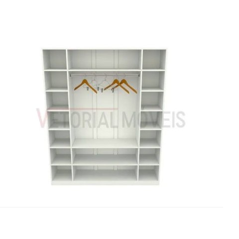 Armário Colmeia Cabideiro M2 100% Mdf (closet Loja)