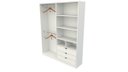 Ver imagem 3 de Armário Colmeia Cabideiro Duplo M4 100% MDF Roupeiro Closet
