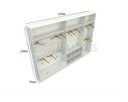 Ver imagem 1 de Kit Closet Loja 2,40m Armário Colmeia M32 100% Mdf