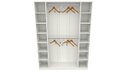Ver imagem 2 de Armário Colmeia Cabideiro Livia M3 100% Mdf (closet Loja)
