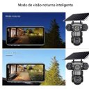 Ver imagem 6 de Camera de Segurança Placa Solar Wifi Dual Lente 360 Graus Hd Sensor Movimento Visao Noturna Vigila