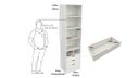 Ver imagem 4 de Armário Colmeia Mirela M11 100%mdf Closet Lojas Expositor