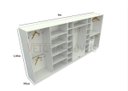 Ver imagem 1 de Kit Closet Ou Loja Armário Colmeia Cabideiro M36 100% Mdf