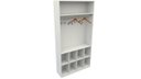 Ver imagem 1 de Armário Misto Colmeia Arara M14 100% Mdf Closet Loja Roupa