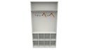 Ver imagem 2 de Armário Misto Colmeia Arara M14 100% Mdf Closet Loja Roupa