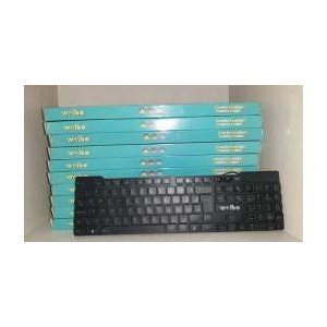 Teclado Gamer Semi Mecânico 3 Cores Weibo WB 110