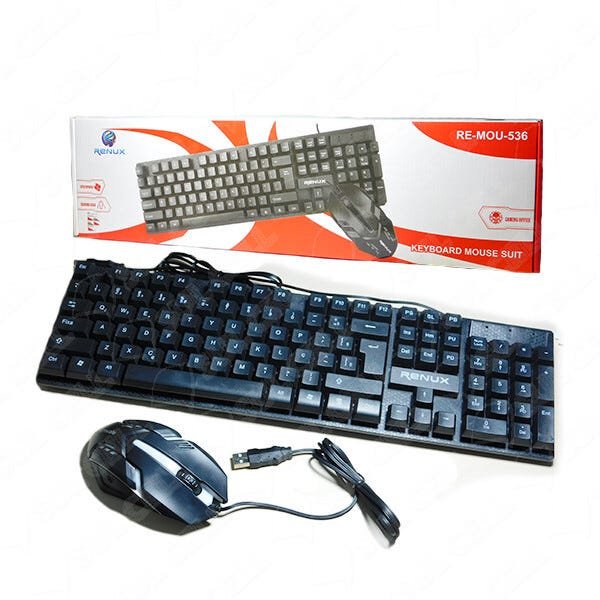 Kit Teclado e Mouse RENUX 536