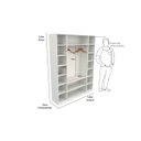 Ver imagem 4 de Armário Colmeia Cabideiro M11 100%mdf (closet Expositor)