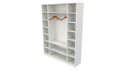 Ver imagem 3 de Armário Colmeia Cabideiro M11 100%mdf (closet Expositor)